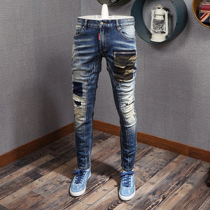 Streetwear Men Jeans